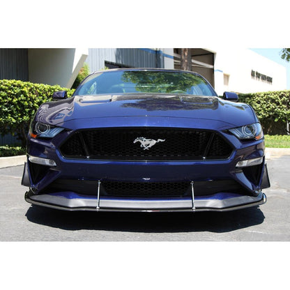 APR Performance Ford Mustang S550 Carbon Fiber Front Bumper Canards 2018-2023