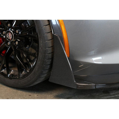 APR Performance Chevrolet Corvette C7 Z06 Carbon Fiber Front Bumper Canards and Spats