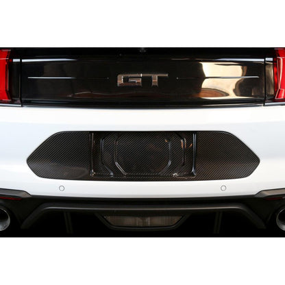 APR Performance Carbon Fiber Ford Mustang License Plate Backing 2018-2023