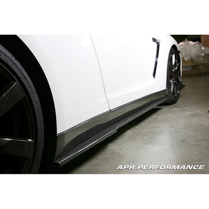 APR Performance Nissan GTR R35 Carbon Fiber Side Rocker Extensions/ Side Skirt 2008-2016