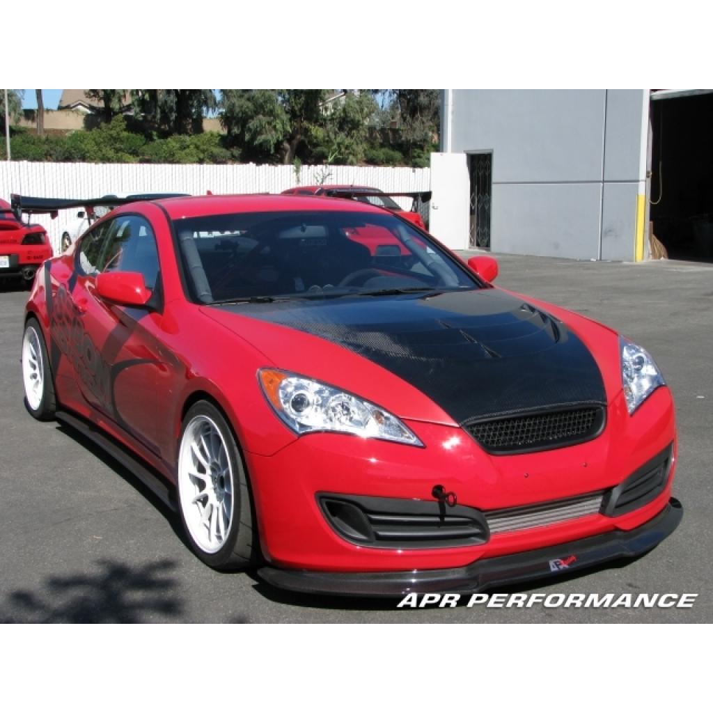 APR Performance Carbon Fiber Hyundai Genesis Coupe Side Rocker Extensions/ Side Skirt 2009-2012