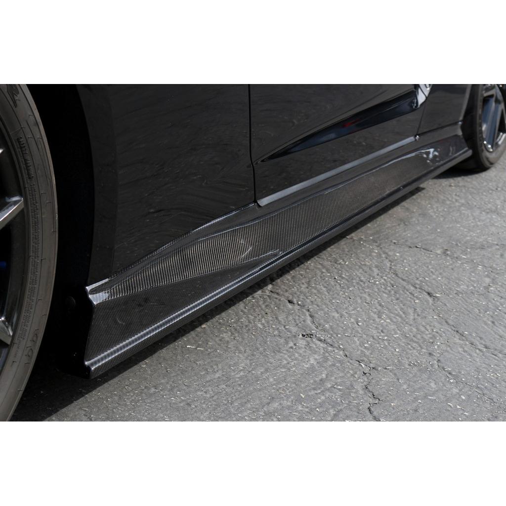 APR Performance Carbon Fiber Nissan GTR R35 Side Rocker Extensions/ Side Skirt 2017-2022