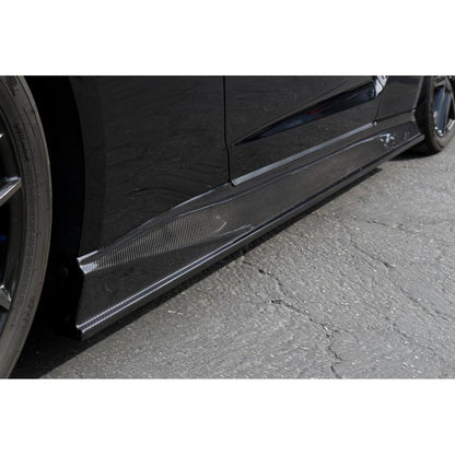 APR Performance Carbon Fiber Nissan GTR R35 Side Rocker Extensions/ Side Skirt 2017-2022