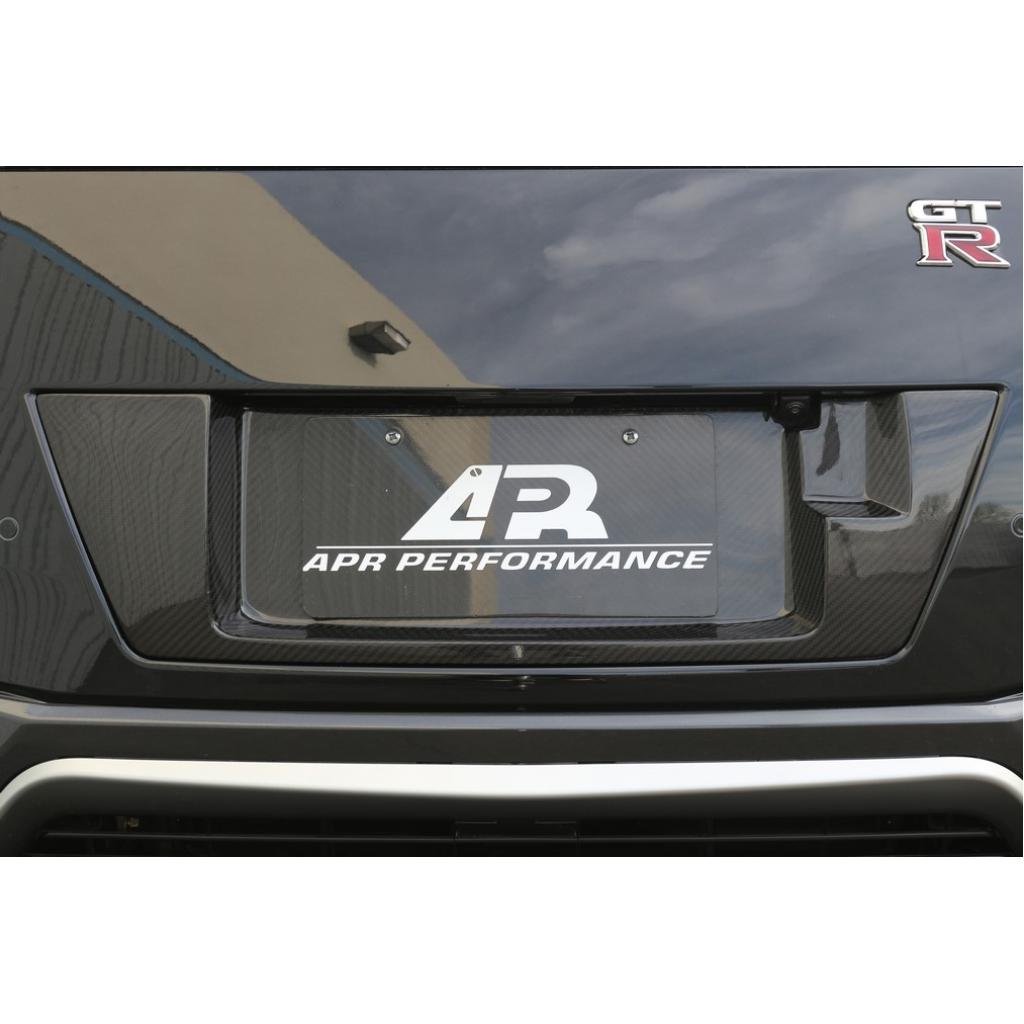 APR Performance Carbon Fiber Nissan GTR R35 License Plate Backing 2017-2022