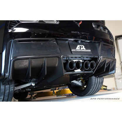 GARAGE SALE - Carbon Fiber Rear Diffuser (Version 2) Chevrolet Corvette C7 Z06