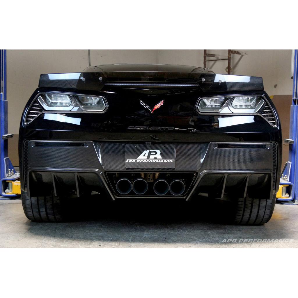 GARAGE SALE - Carbon Fiber Rear Diffuser (Version 2) Chevrolet Corvette C7 Z06