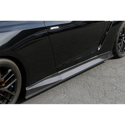 APR Performance Carbon Fiber Nissan GTR R35 Side Rocker Extensions/ Side Skirt 2017-2022