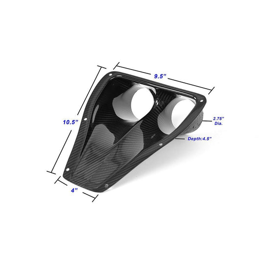 APR Performance Carbon Fiber Universal Fitment Dual NACA Ducts