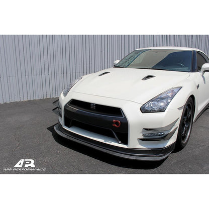 APR Performance Nissan GTR R35 Front Bumper Carbon Fiber Canards 2012-2016