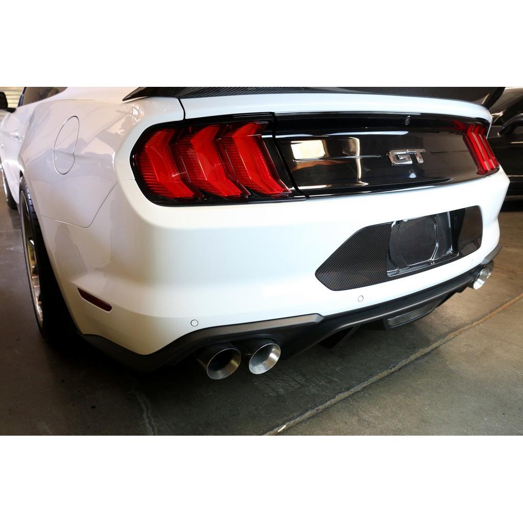 APR Performance Carbon Fiber Ford Mustang License Plate Backing 2018-2023