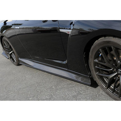 APR Performance Carbon Fiber Nissan GTR R35 Side Rocker Extensions/ Side Skirt 2017-2022