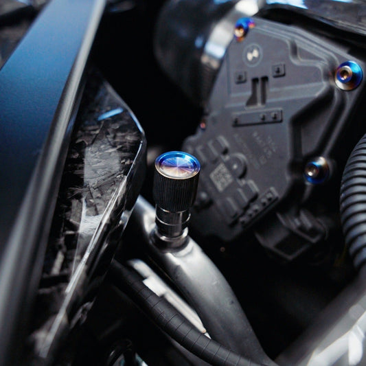 JDC Titanium A/C Cap Replacement Set (A90/A91 Supra) - Graveyard Performance