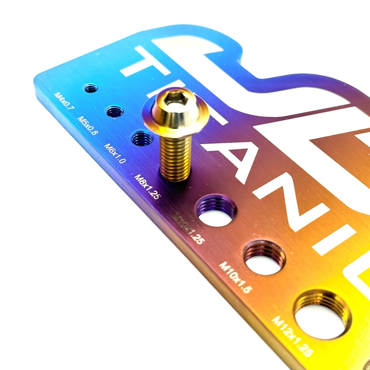 JDC Titanium Bolt Measuring Gauge - The Perfect Tool to Help You Measure Your Bolts! - Graveyard Performance