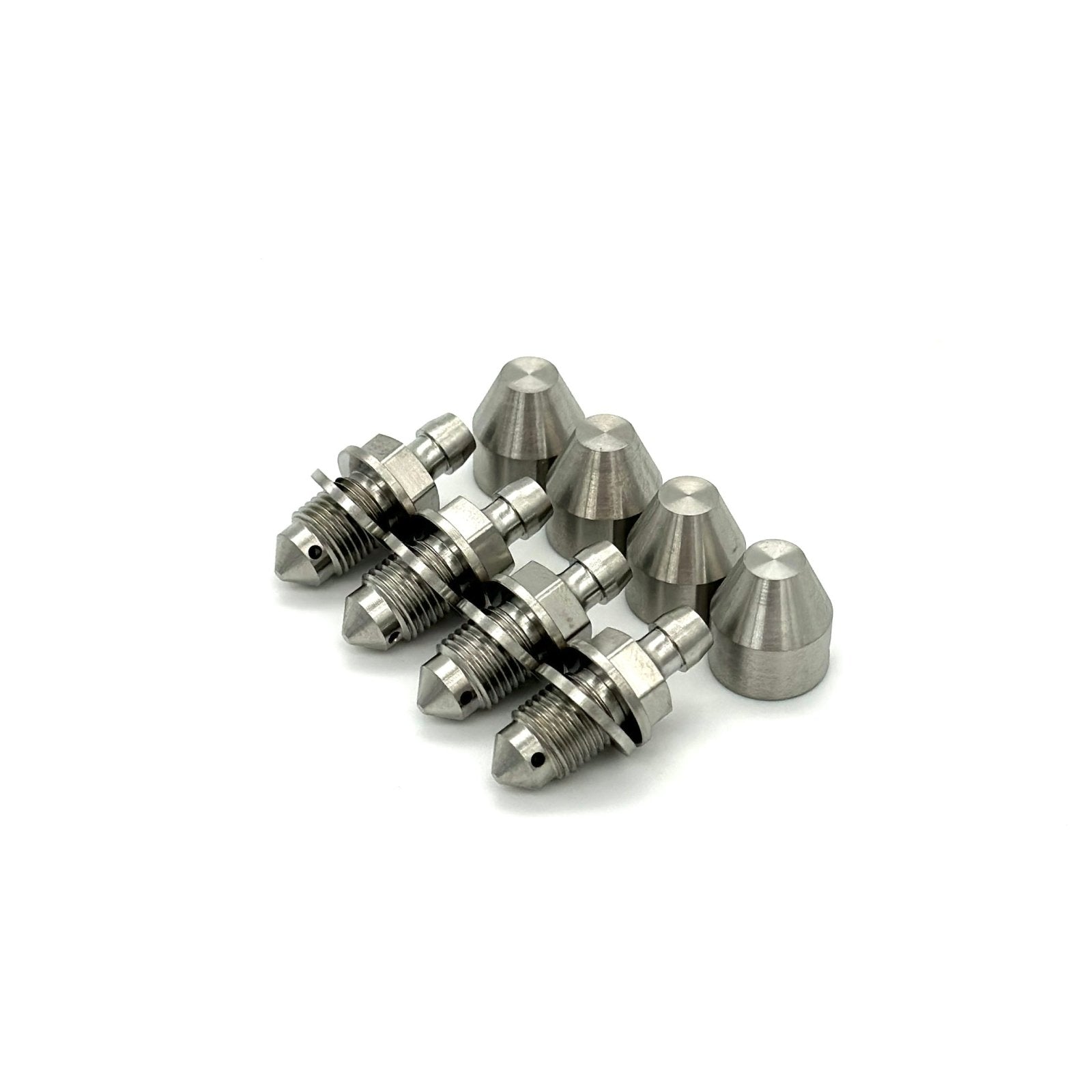 JDC Titanium Brake Bleeder & Cap for Brembo Calipers - Graveyard Performance