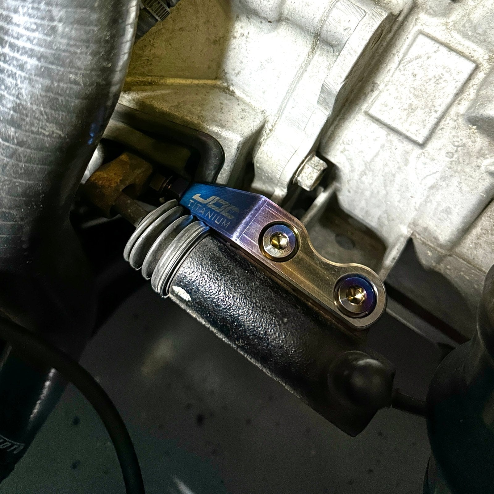 JDC Titanium Clutch Fork Stop (Evo 7/8/9/X) - Graveyard Performance