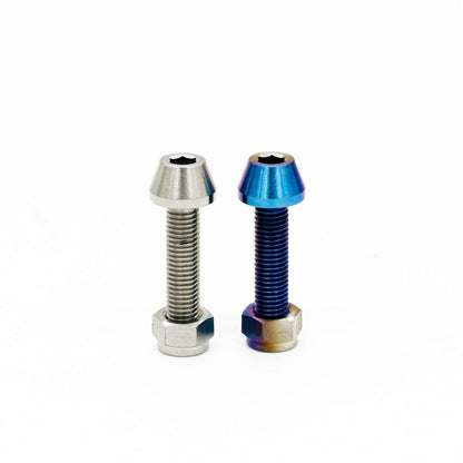 JDC Titanium Custom 3-Piece Wheel Hardware M8 & M7 (Universal) - Graveyard Performance