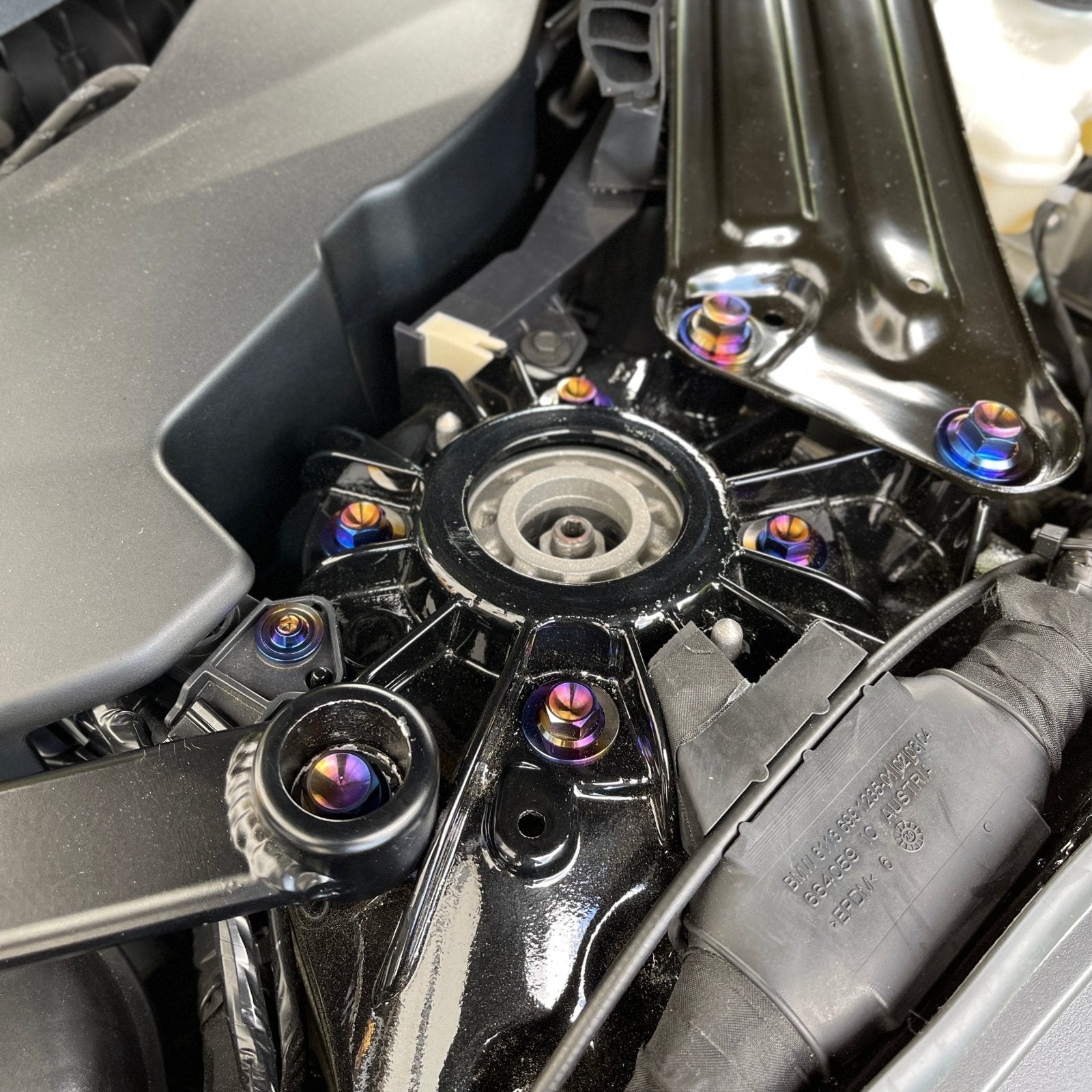 JDC Titanium ECU Bracket Hardware (MK5 Supra) - Graveyard Performance