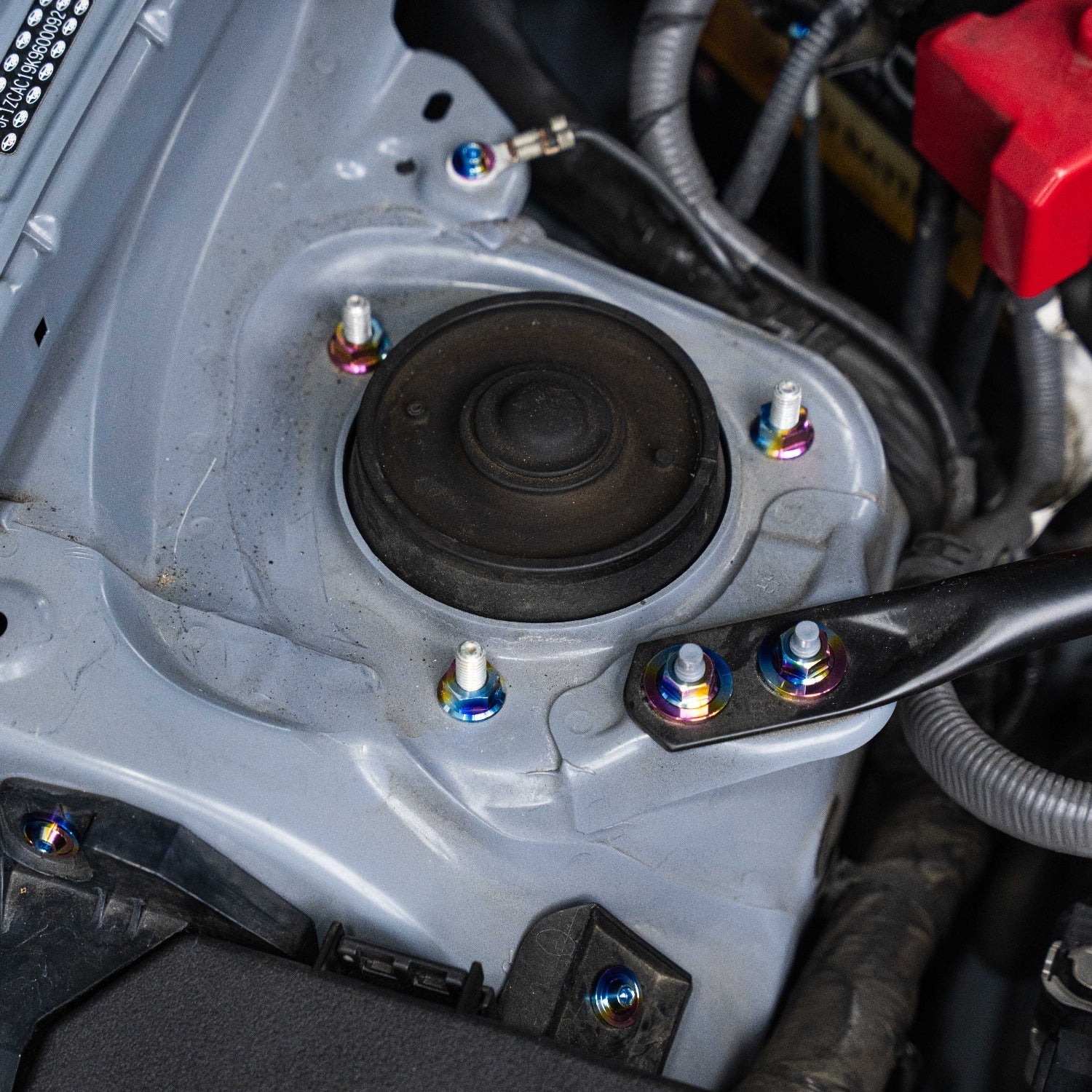 JDC Titanium Engine Bay Dress-Up Hardware Kit (13-21 FRS/BRZ/86) - Graveyard Performance