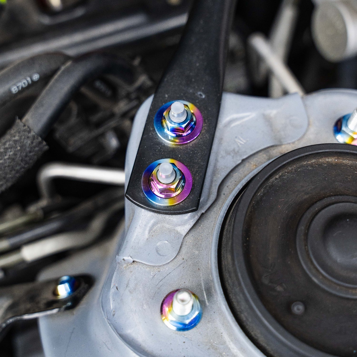JDC Titanium Engine Bay Dress-Up Hardware Kit (13-21 FRS/BRZ/86) - Graveyard Performance