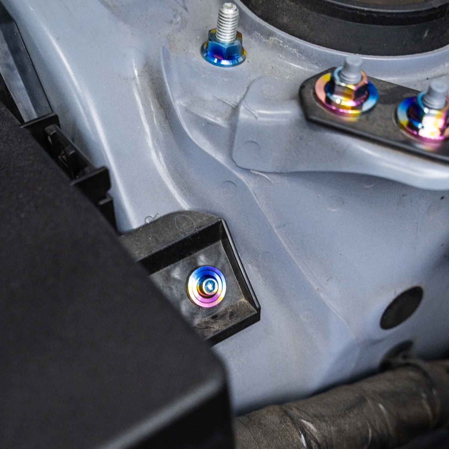 JDC Titanium Engine Bay Dress-Up Hardware Kit (13-21 FRS/BRZ/86) - Graveyard Performance