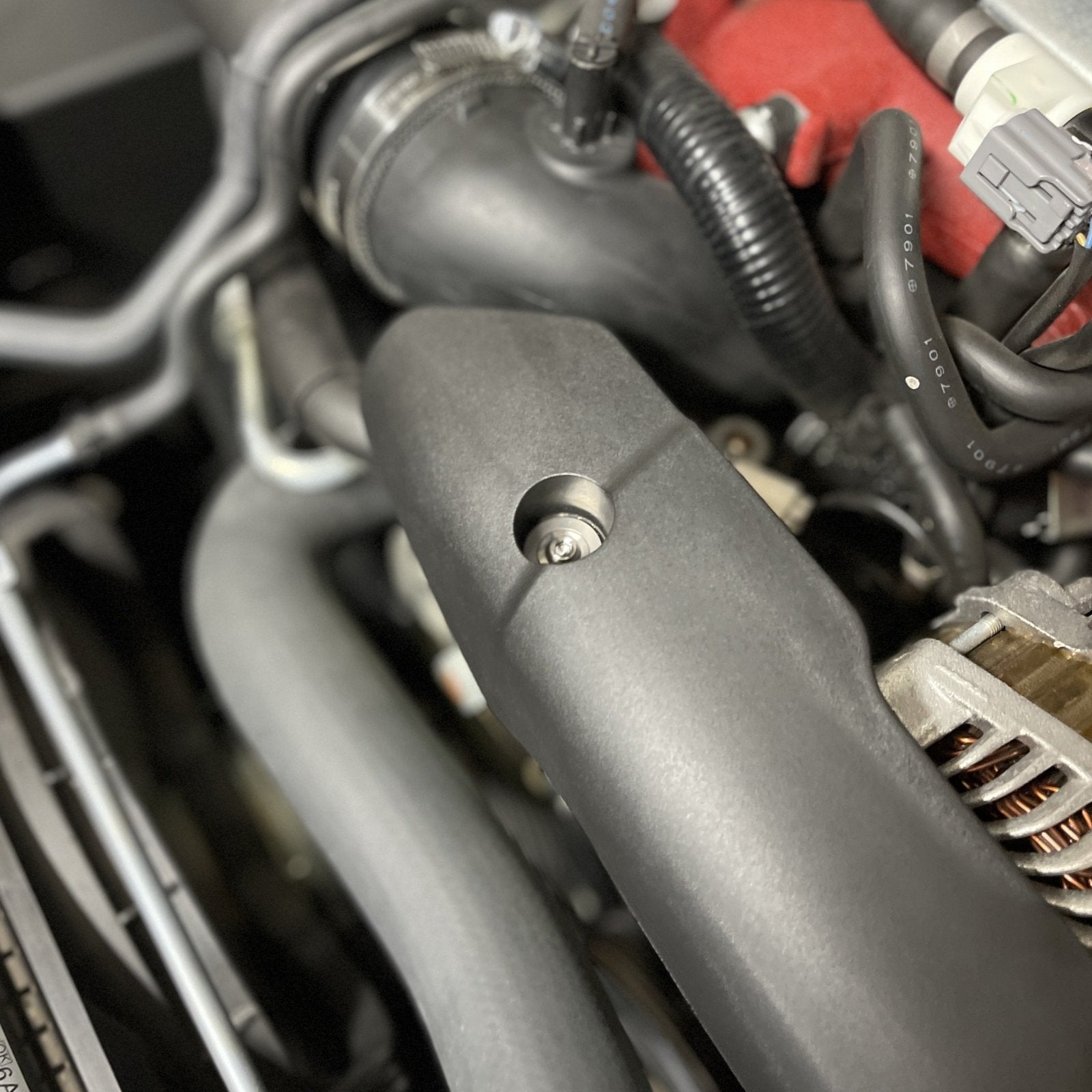 JDC Titanium Engine Bay Dress-Up Hardware Kit (15-21 Subaru STi) - Graveyard Performance