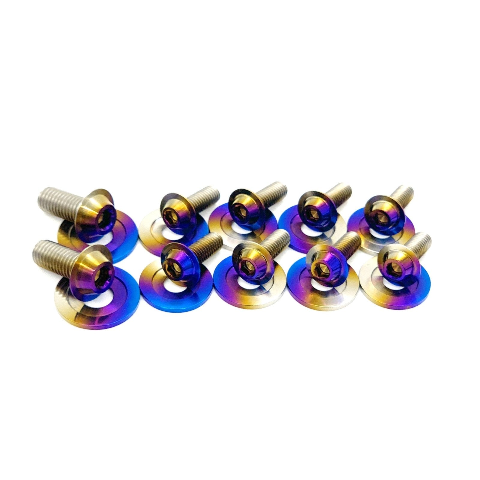 JDC Titanium Engine Bay Dress-Up Hardware Kit (15-21 Subaru STi) - Graveyard Performance