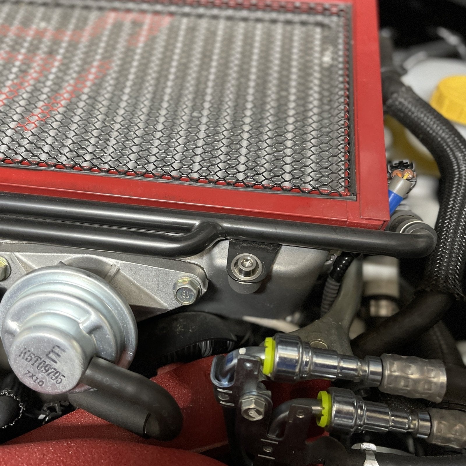 JDC Titanium Engine Bay Dress-Up Hardware Kit (15-21 Subaru STi) - Graveyard Performance