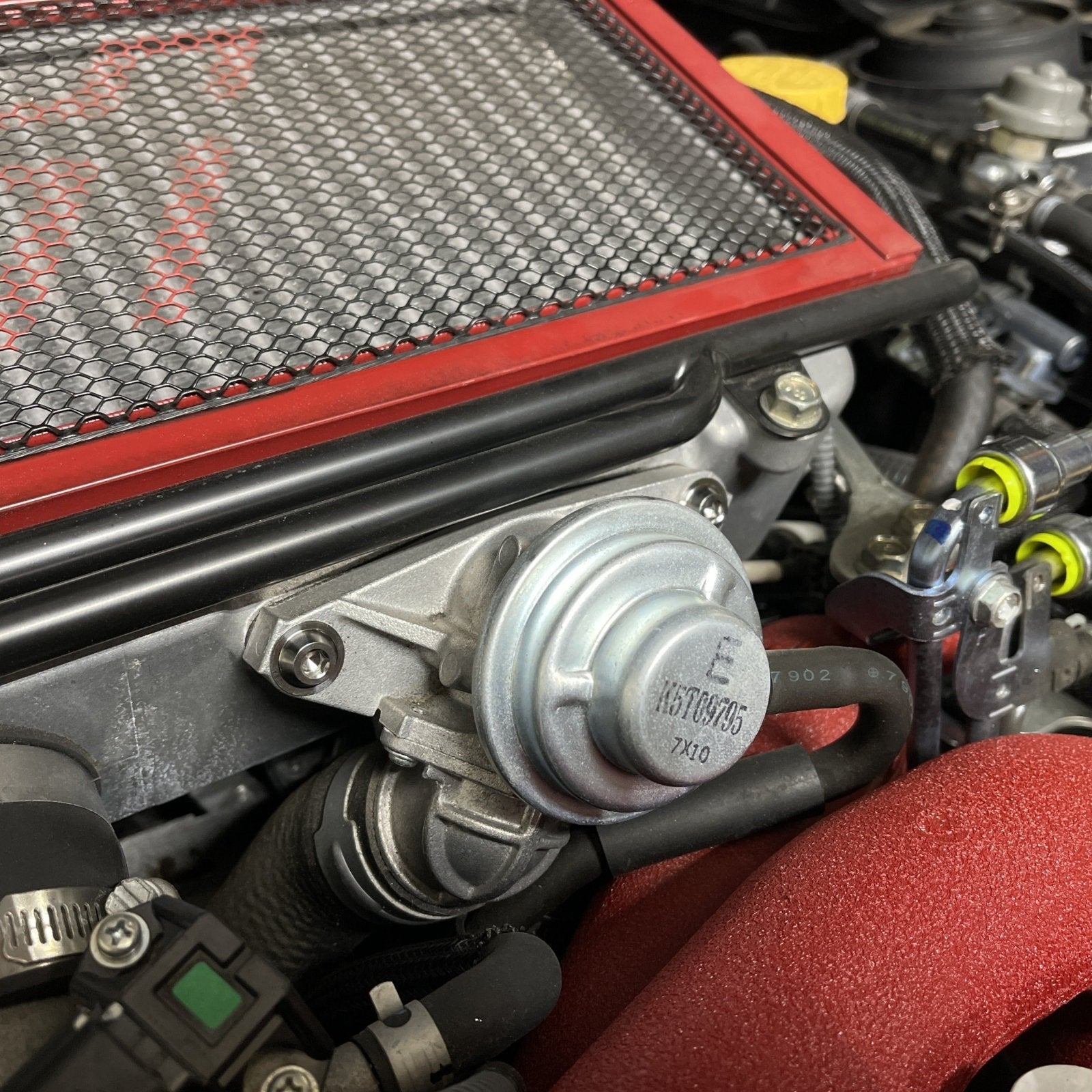 JDC Titanium Engine Bay Dress-Up Hardware Kit (15-21 Subaru STi) - Graveyard Performance