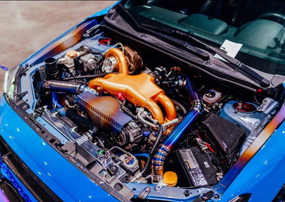 JDC Titanium Engine Bay Dress-Up Hardware Kit (15-21 Subaru STi) - Graveyard Performance