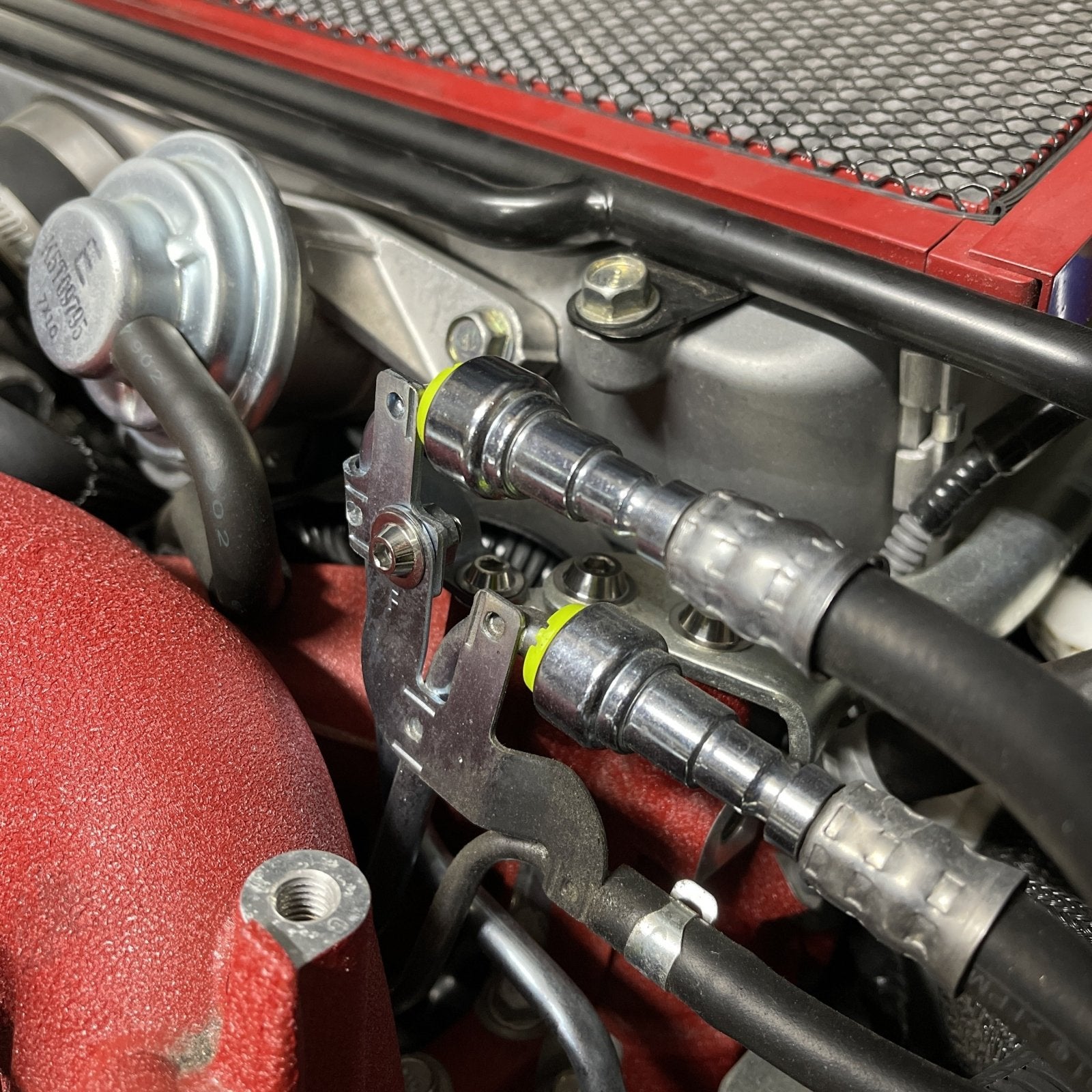 JDC Titanium Engine Bay Dress-Up Hardware Kit (15-21 Subaru STi) - Graveyard Performance