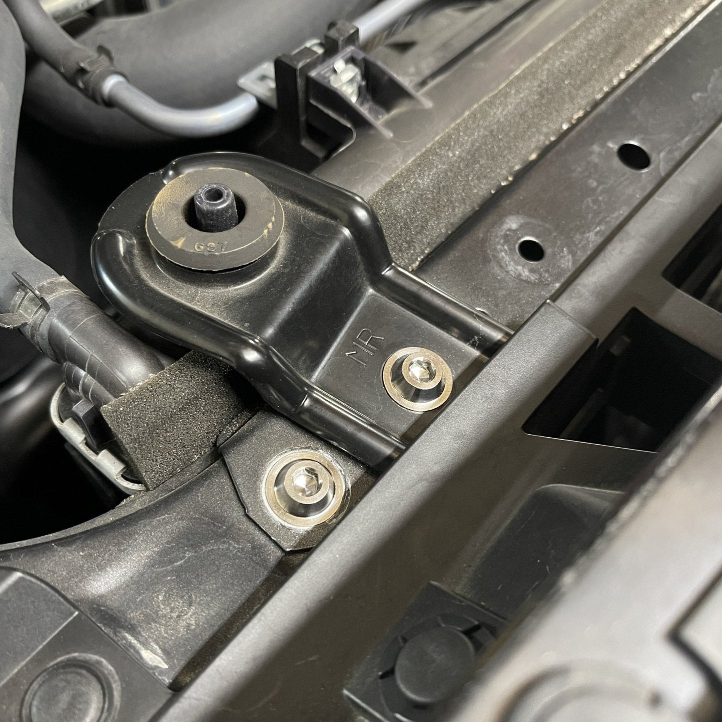 JDC Titanium Engine Bay Dress-Up Hardware Kit (15-21 Subaru STi) - Graveyard Performance