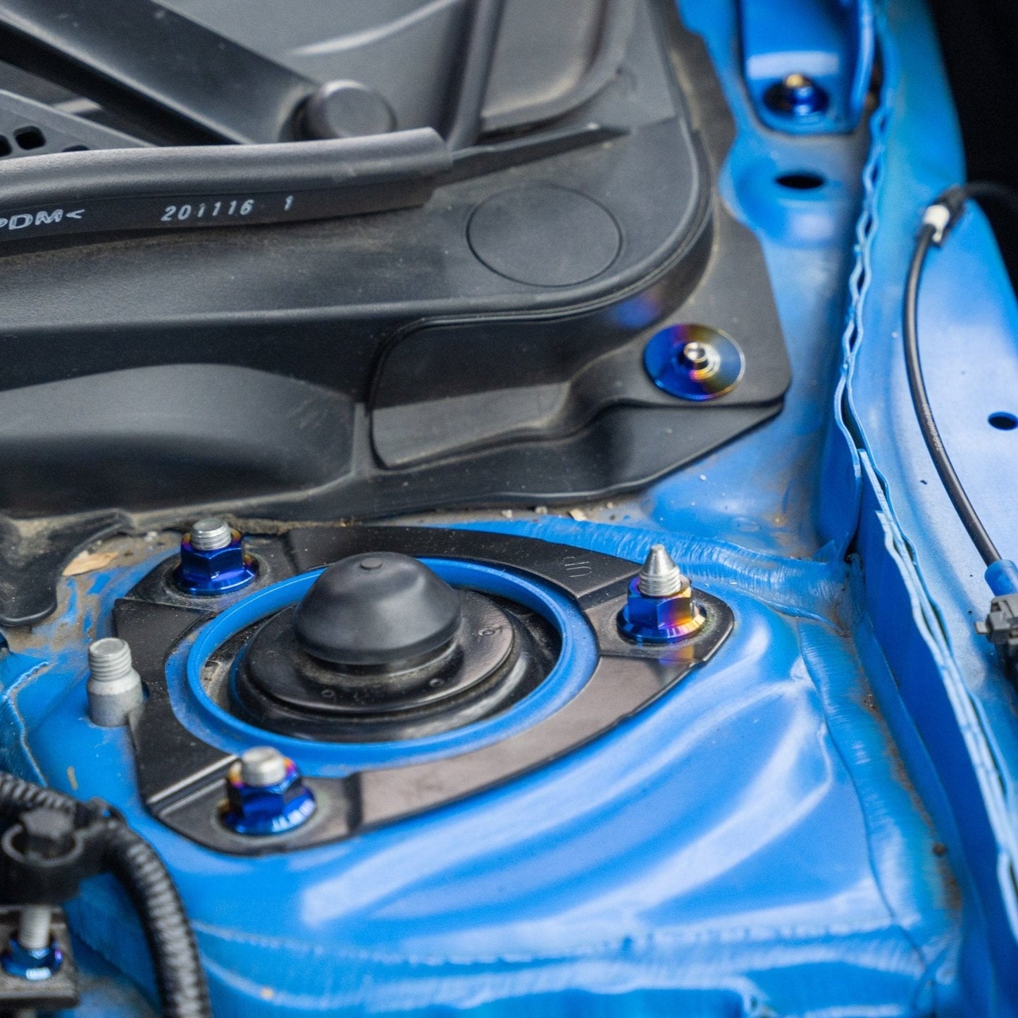 JDC Titanium Engine Bay Dress-Up Hardware Kit (Honda FK8 Type R) - Graveyard Performance