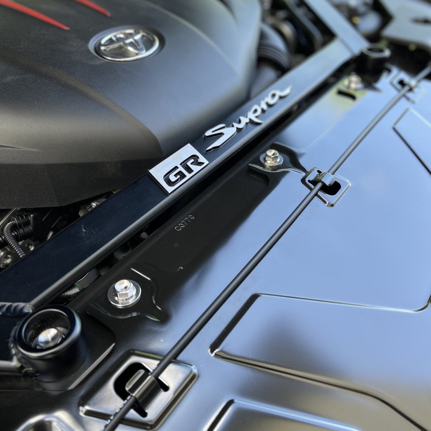 JDC Titanium Engine Bay Dress-Up Hardware Kit (A90/A91 Supra) - Graveyard Performance