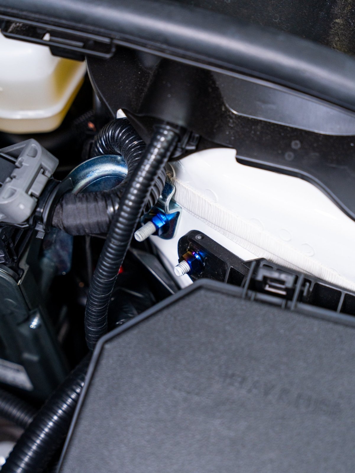 JDC Titanium Engine Bay Dress-Up Hardware Kit (23+ GR Corolla) - Graveyard Performance