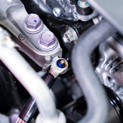 JDC Titanium Engine Bay Dress-Up Hardware Kit (23+ GR Corolla) - Graveyard Performance
