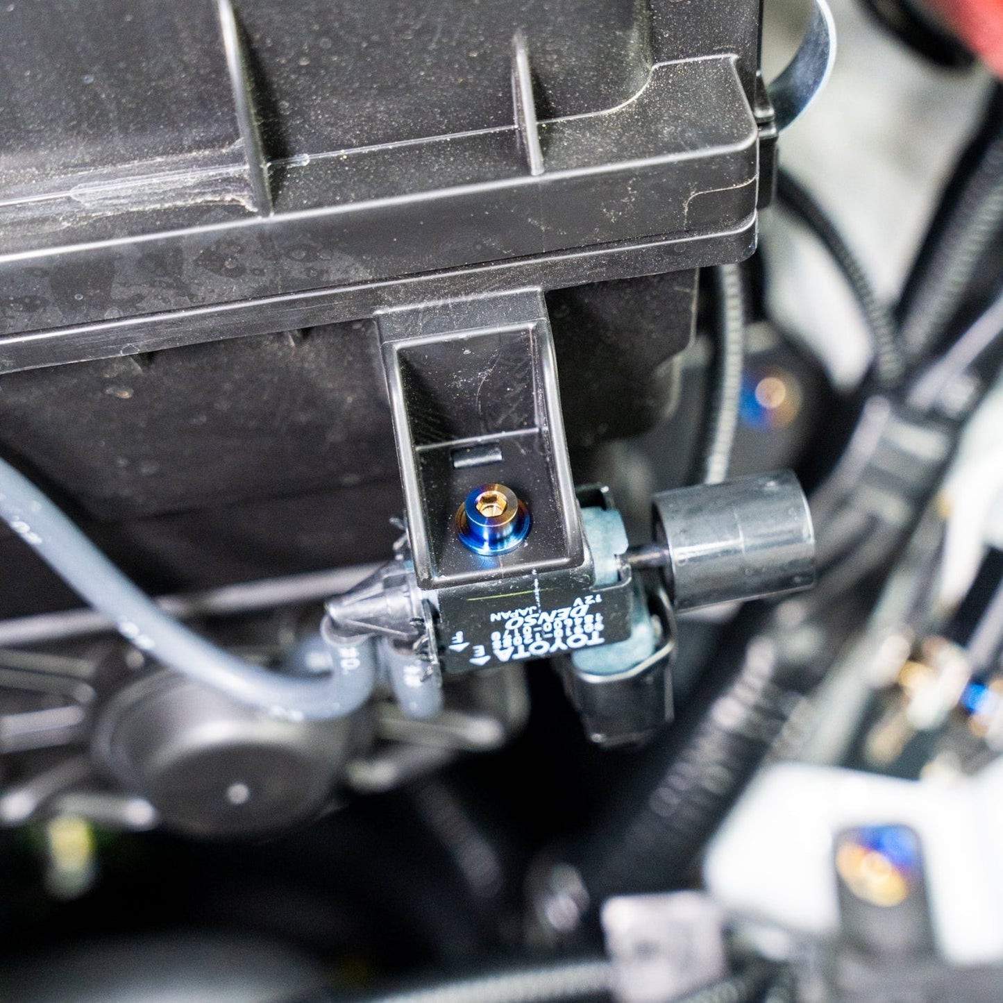JDC Titanium Engine Bay Dress-Up Hardware Kit (23+ GR Corolla) - Graveyard Performance