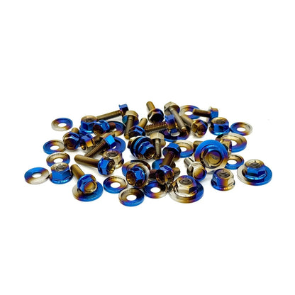 JDC Titanium Engine Bay Dress-Up Hardware Kit (23+ GR Corolla) - Graveyard Performance