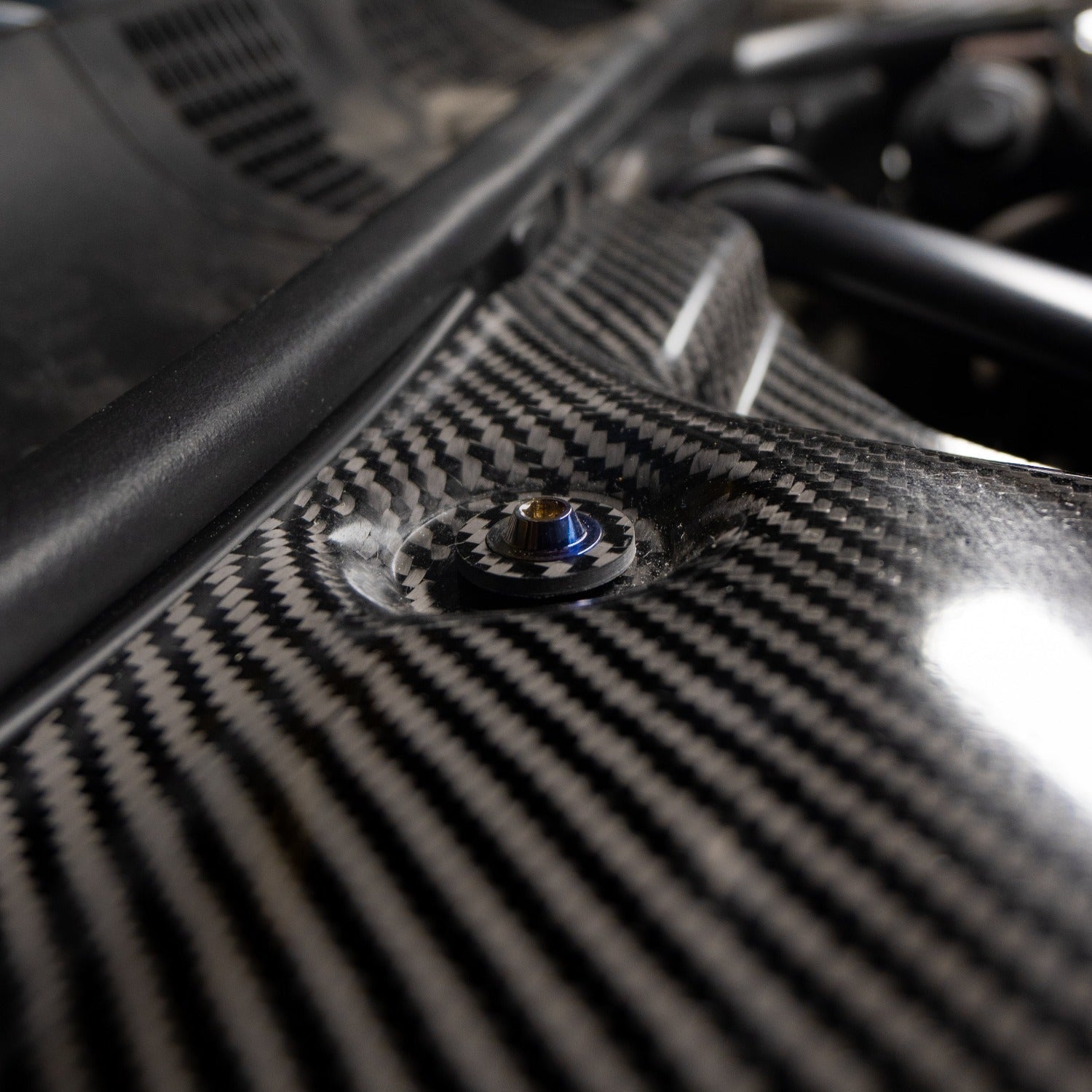 JDC Titanium Engine Bay Dress-Up Hardware Kit (Nissan 370Z) - Graveyard Performance