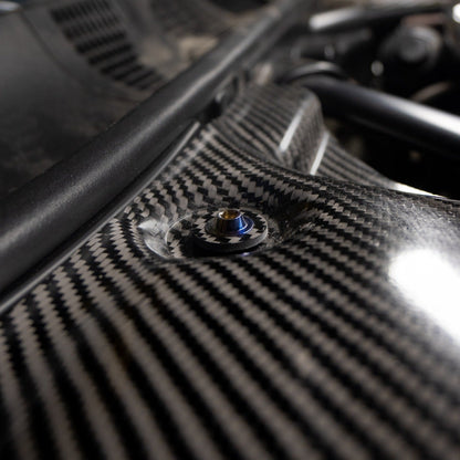 JDC Titanium Engine Bay Dress-Up Hardware Kit (Nissan 370Z) - Graveyard Performance