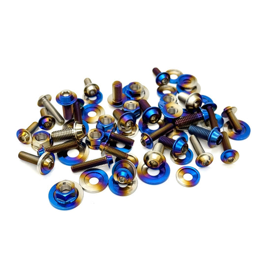 JDC Titanium Engine Bay Dress-Up Hardware Kit (Nissan 370Z) - Graveyard Performance