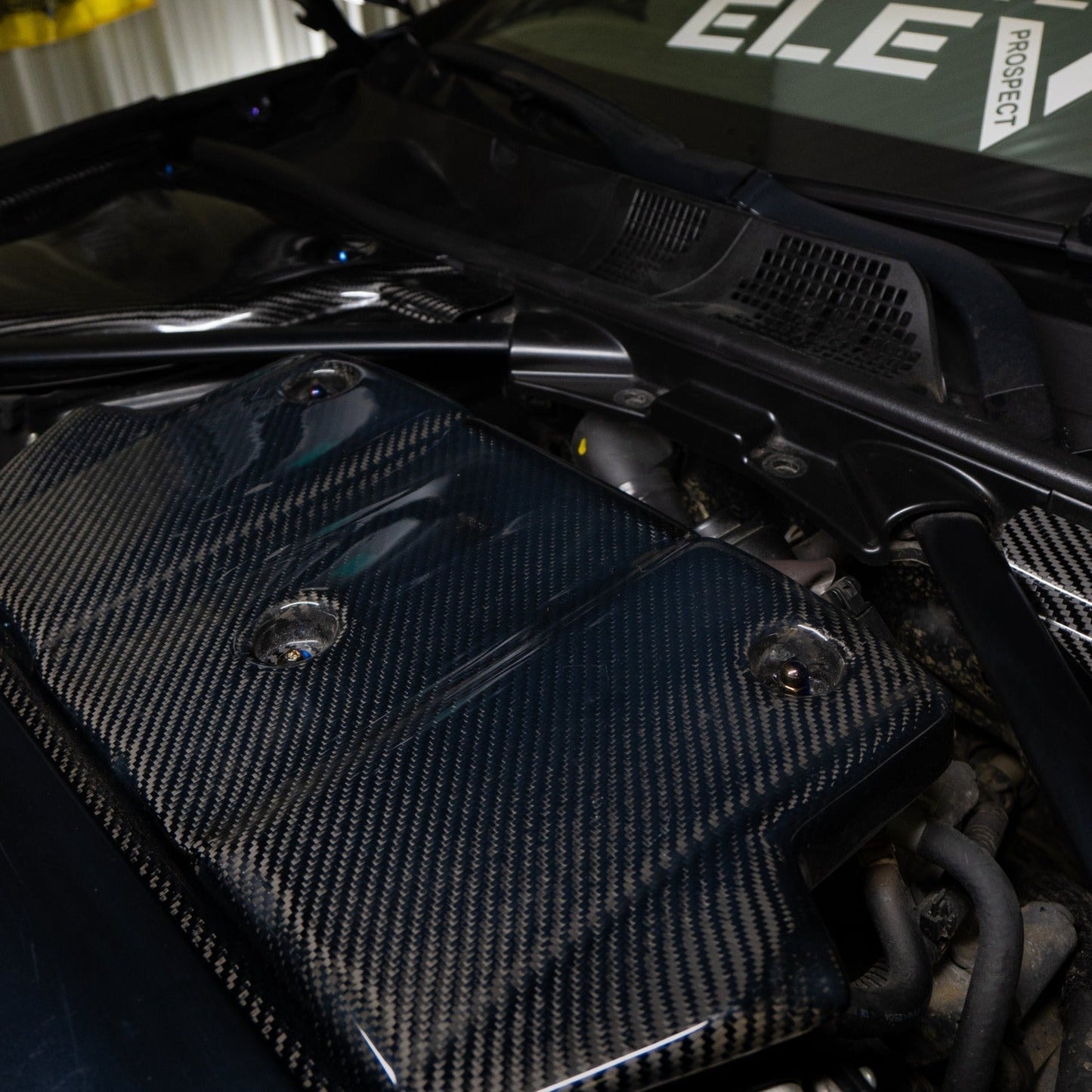 JDC Titanium Engine Bay Dress-Up Hardware Kit (Nissan 370Z) - Graveyard Performance