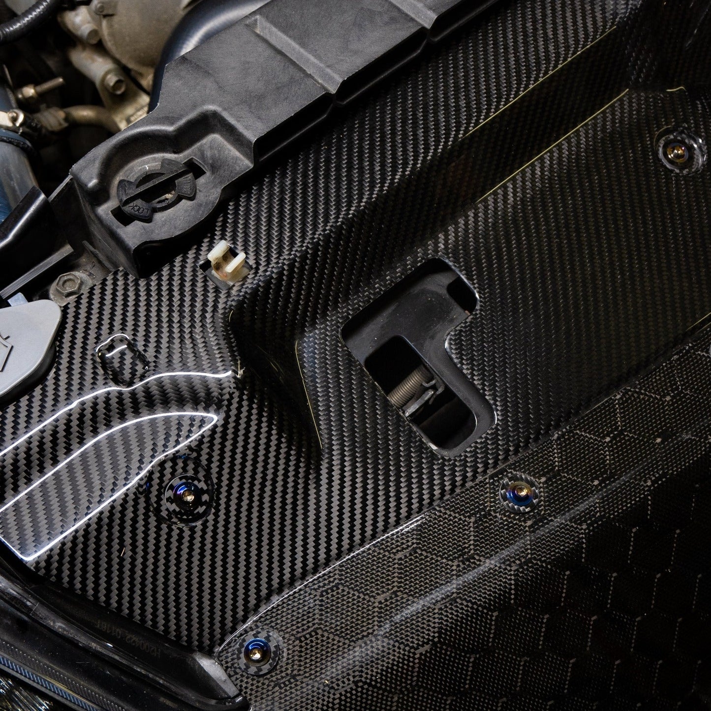 JDC Titanium Engine Bay Dress-Up Hardware Kit (Nissan 370Z) - Graveyard Performance