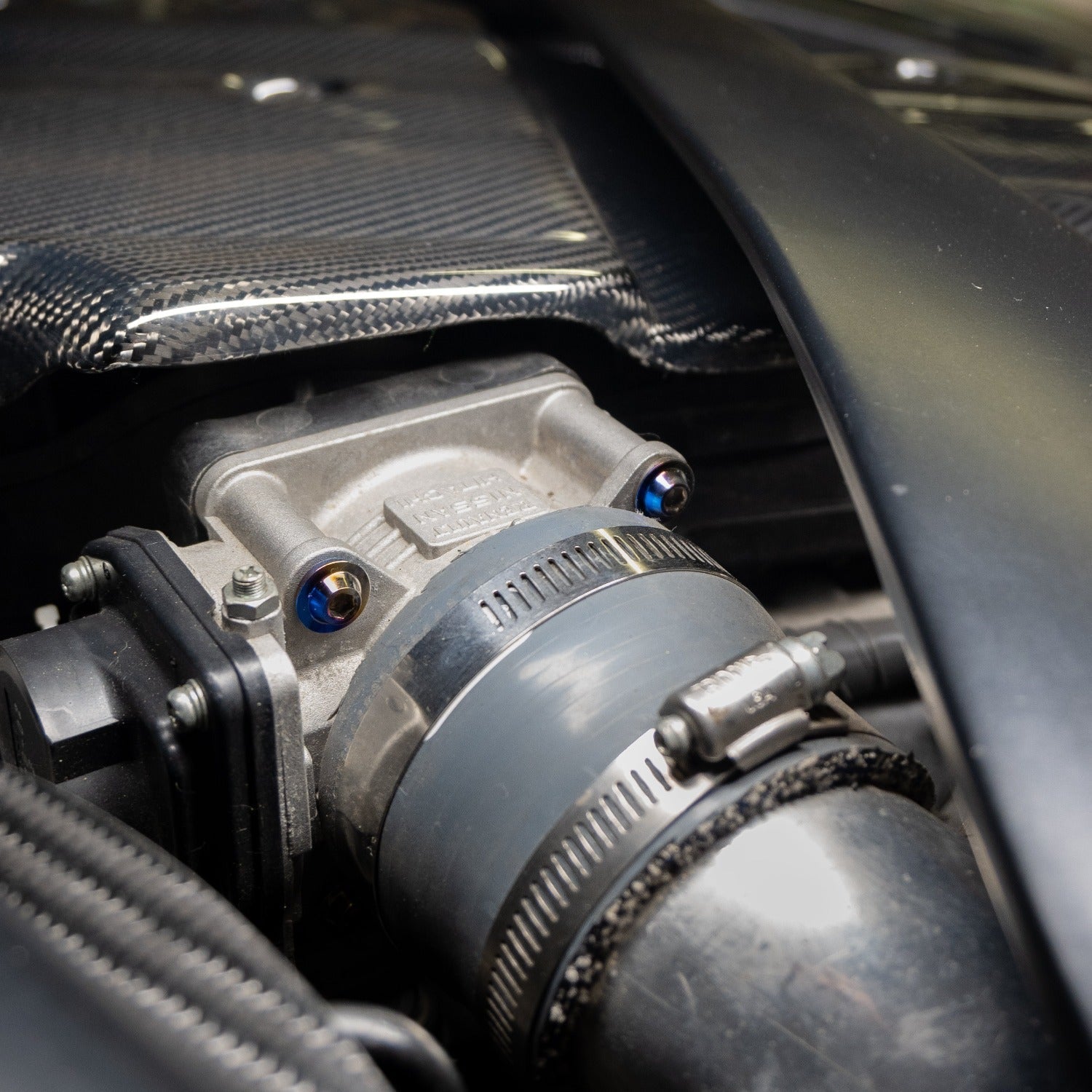 JDC Titanium Engine Bay Dress-Up Hardware Kit (Nissan 370Z) - Graveyard Performance