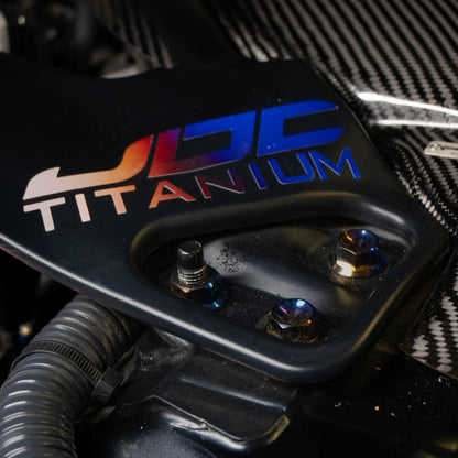 JDC Titanium Engine Bay Dress-Up Hardware Kit (Nissan 370Z) - Graveyard Performance
