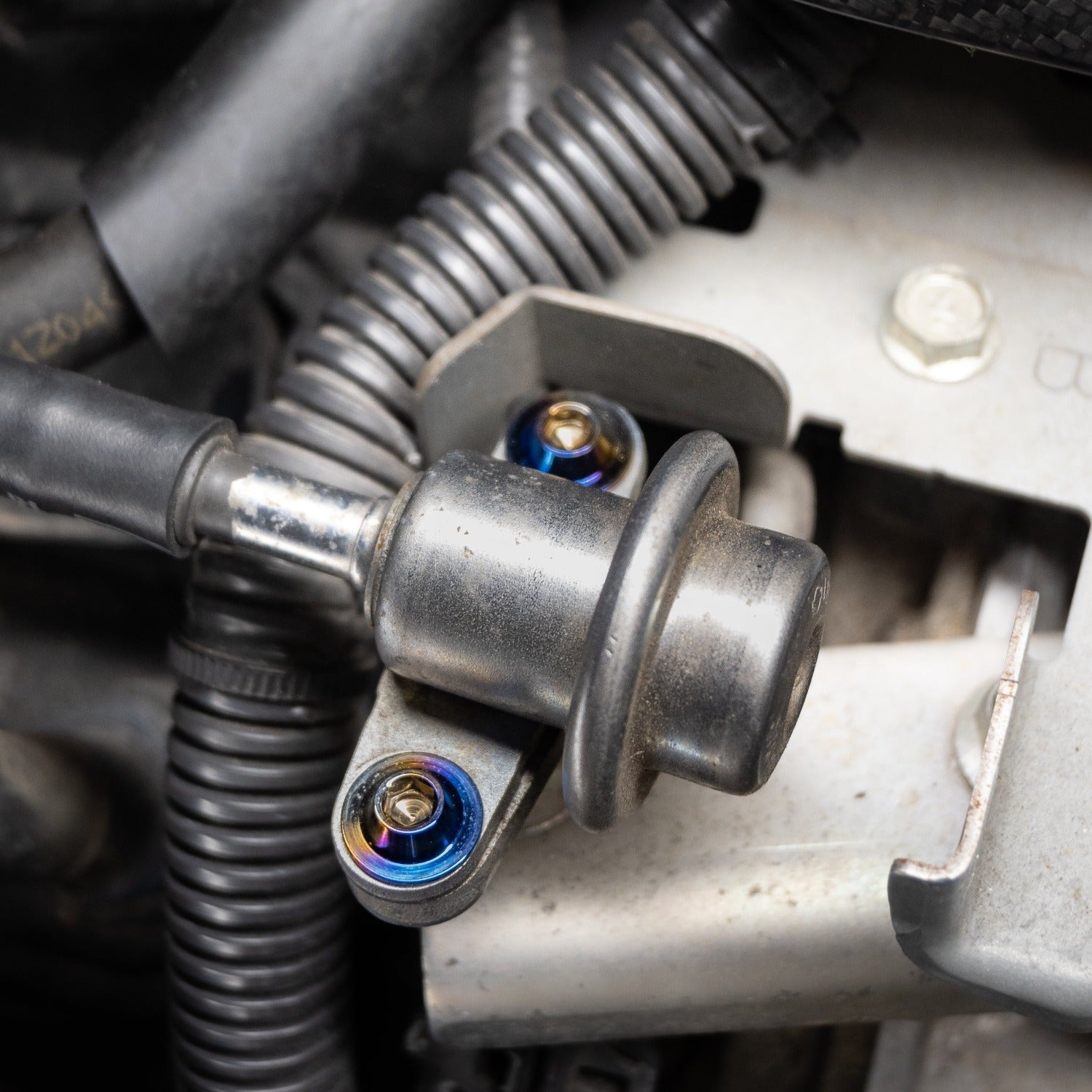 JDC Titanium Engine Bay Dress-Up Hardware Kit (Nissan 370Z) - Graveyard Performance