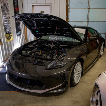 JDC Titanium Engine Bay Dress-Up Hardware Kit (Nissan 370Z) - Graveyard Performance