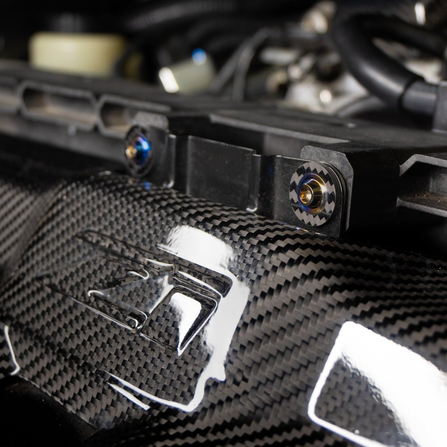 JDC Titanium Engine Bay Dress-Up Hardware Kit (Nissan 370Z) - Graveyard Performance