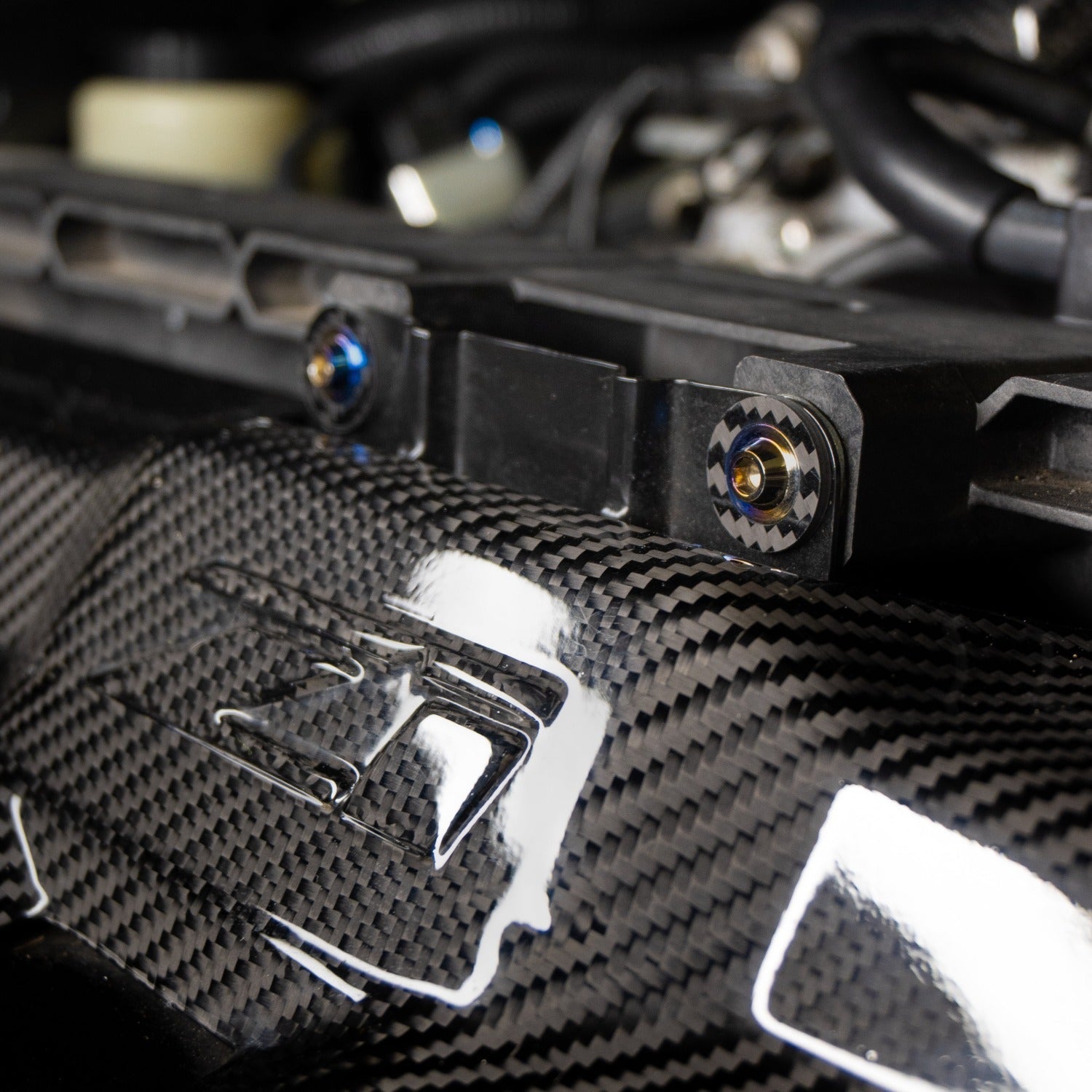 JDC Titanium Engine Bay Dress-Up Hardware Kit (Nissan 370Z) - Graveyard Performance