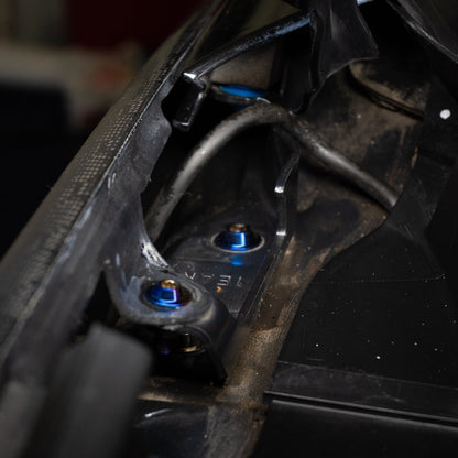 JDC Titanium Engine Bay Dress-Up Hardware Kit (Nissan 370Z) - Graveyard Performance