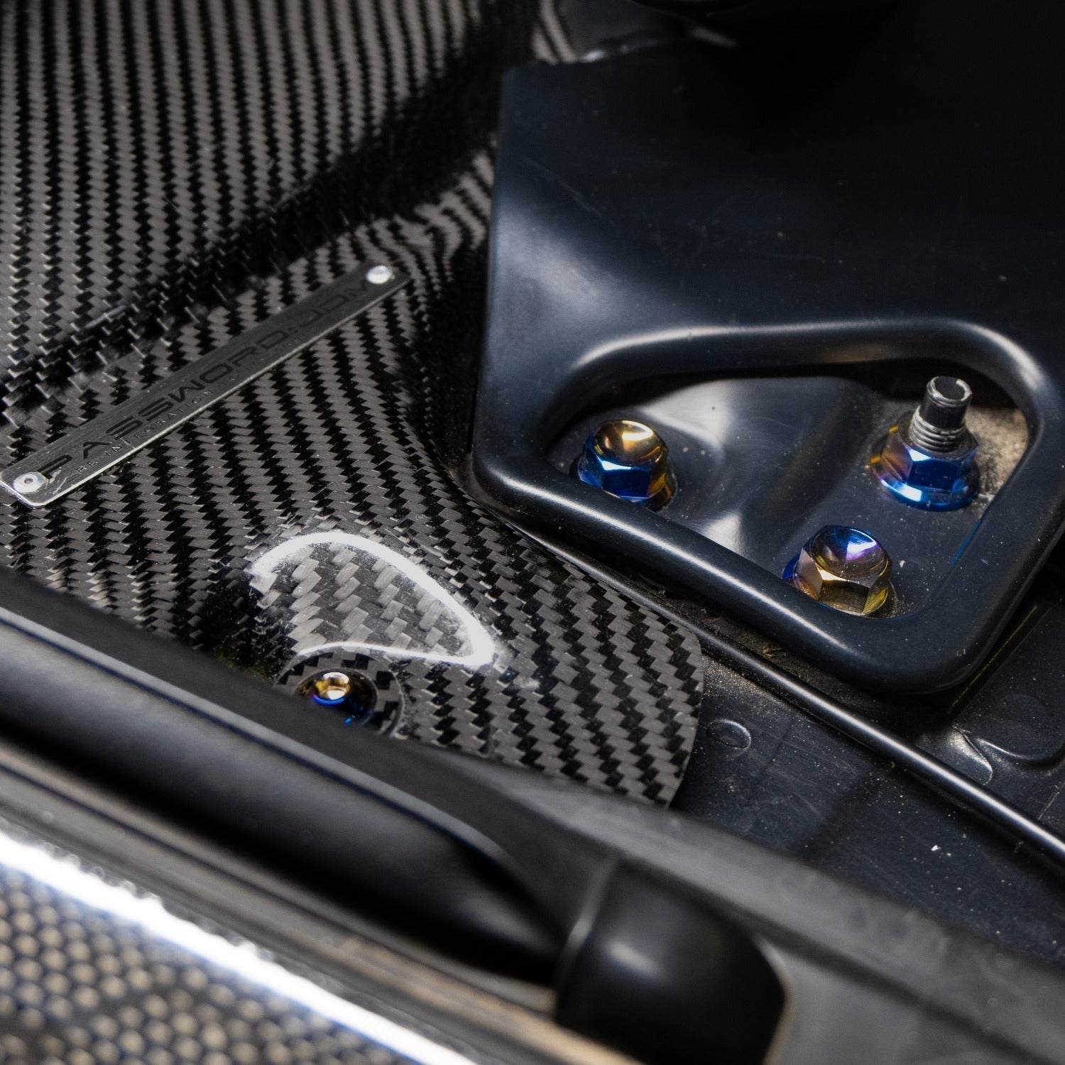 JDC Titanium Engine Bay Dress-Up Hardware Kit (Nissan 370Z) - Graveyard Performance